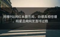 网曝P站网红本周丑闻，劲爆真相惊爆，明星丑闻网友直呼过瘾