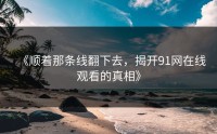 《顺着那条线翻下去，揭开91网在线观看的真相》